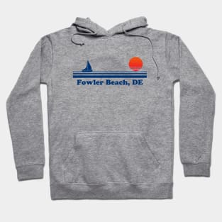 Fowler Beach, DE - Sailboat Sunrise Hoodie